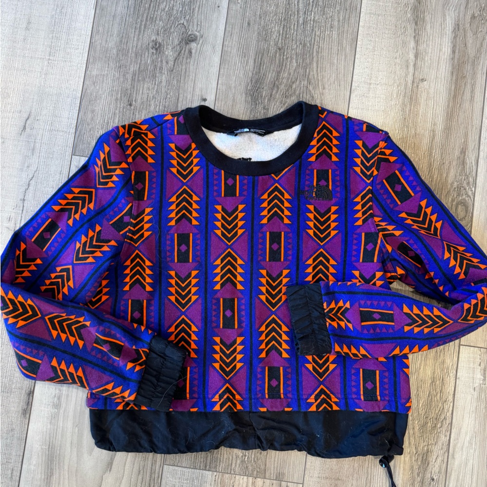 The North Face 90’s Rage Cropped Sweater Aztec